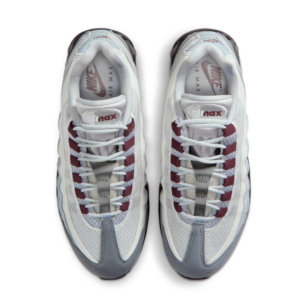 air max 95 smoke grey red