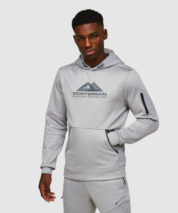 Monterrain Speed 2.0 Poly Fleece Tracksuit | Grey Marl