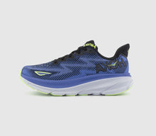 Load image into Gallery viewer, HOKA Clifton 9 Trainers Black Stellar Blue
