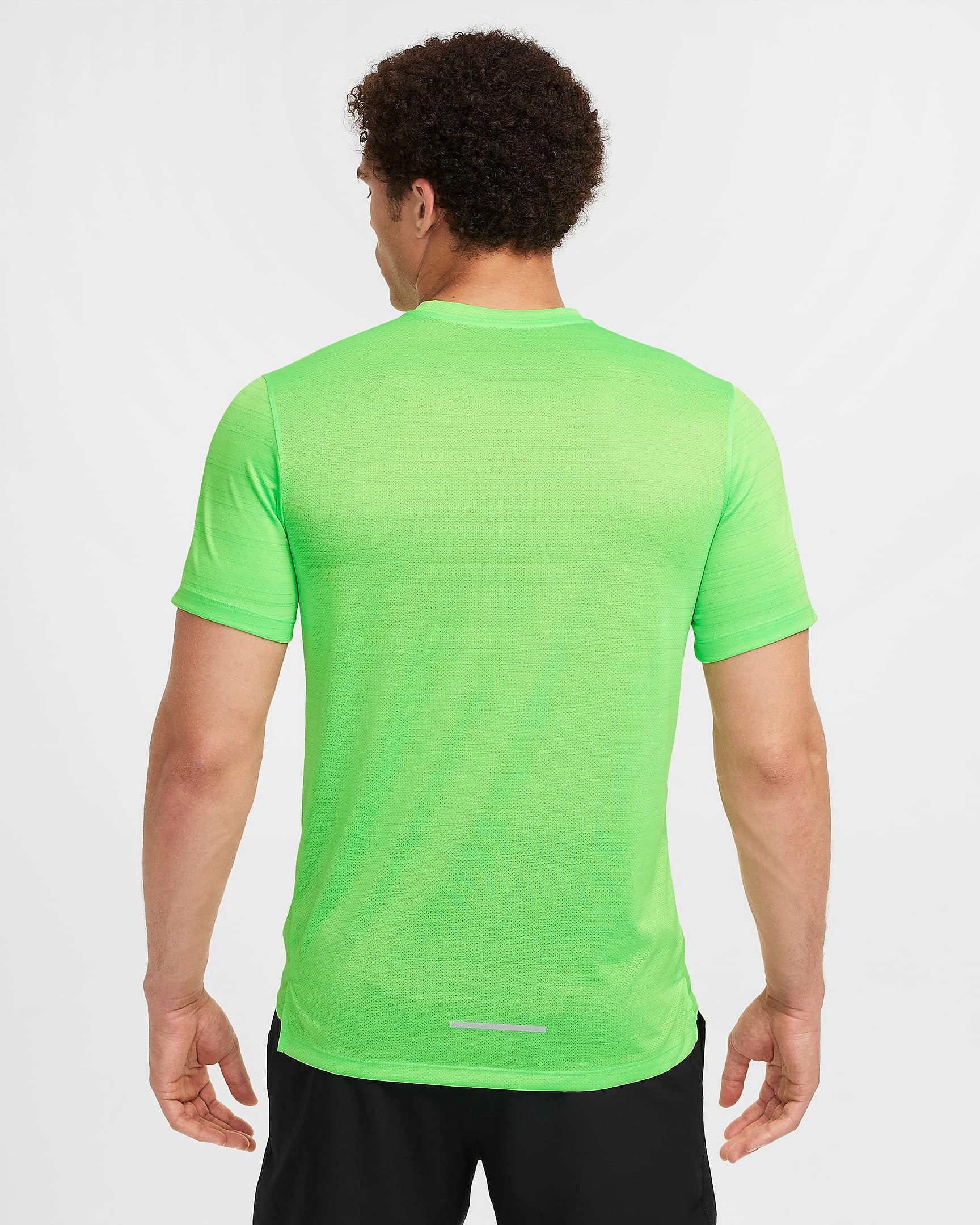 nike miler lime green