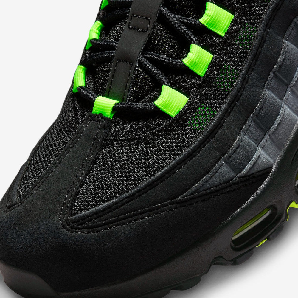 Nike air max 95 black and neon green best sale