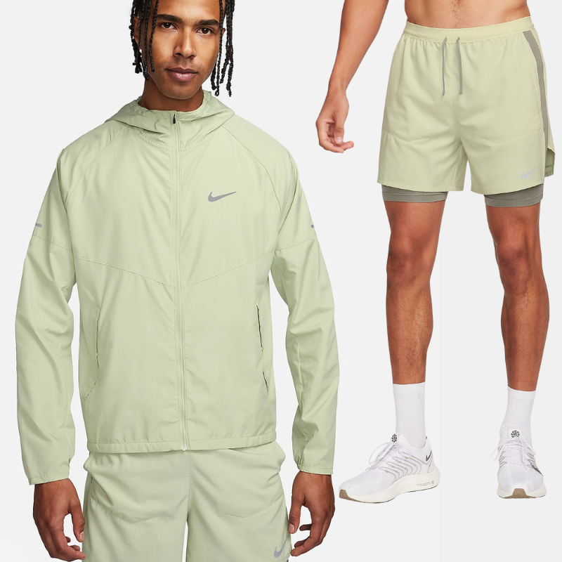 Olive green nike set hotsell