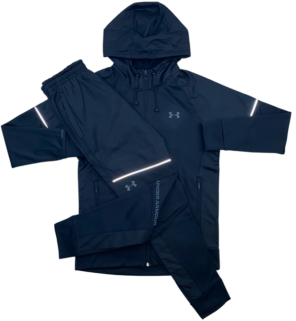 UNDER ARMOUR STORM FLEECE TRACKSUIT - BLACK