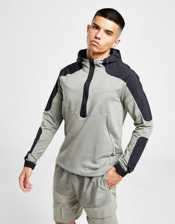 Nike 1 2 Zip Performance Hooded Jacket Rigouts UK