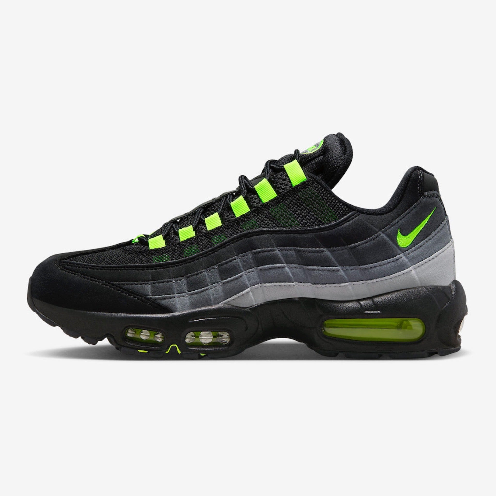 nike air black and neon green