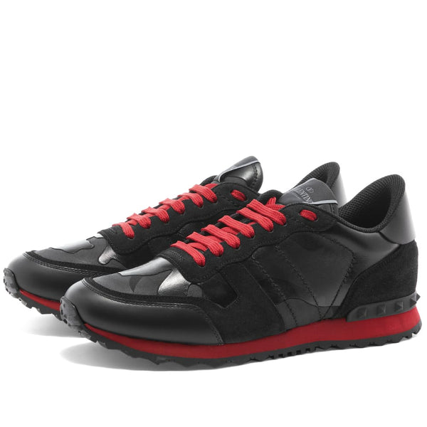 Valentino Rockrunner Sneaker Nero & Rosso
