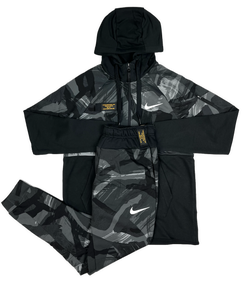 NIKE THERMA DRIFIT TRACKSUIT BLACK CAMO Rigouts UK